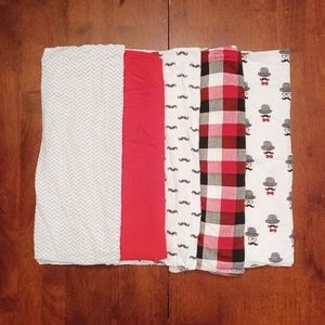 Newborn Swaddles Lot of 5